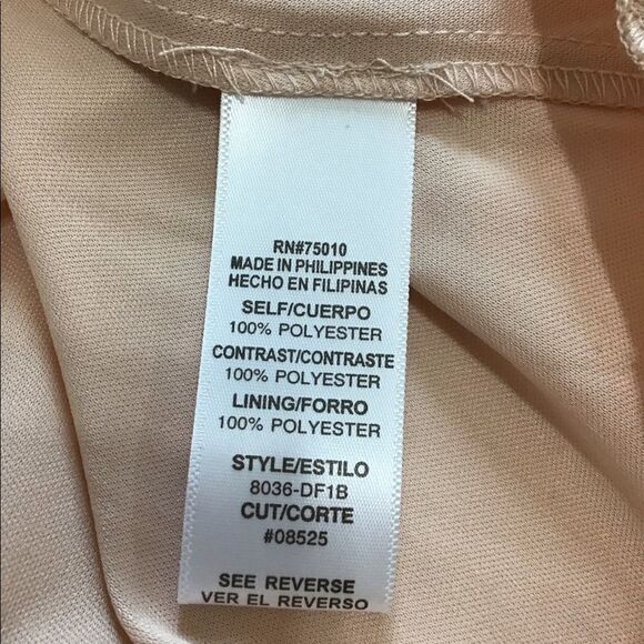 City Studio Fit And Flare Mini Dress Sheer Spaghetti Strap Gold Stars Size 11 - Picture 9 of 13